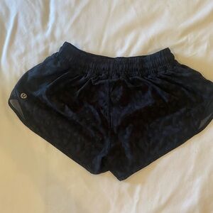 lululemon cheetah shorts